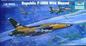 Збірна модель 1/32 Літак Republic F-105G Wild Weasel Trumpeter 02202