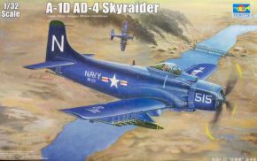 обзорное фото A-1D AD-4 Skyraider Самолеты 1/32
