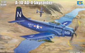 Збірна модель 1/32 Американський літак A-1D AD-4 Skyraider Trumpeter 02252