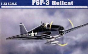 Сборная модель 1/32 Самолет F6F-3 Hellcat Трумпетер 02256