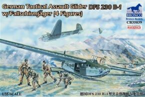 Збірна модель Tacticsl Assault Glider DFS 230 B-1 w/Fallschirmjäger (4 Figures)