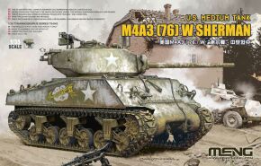 Сборная модель 1/35  американский танк M4A3 (76) W Шерман Менг TS-043