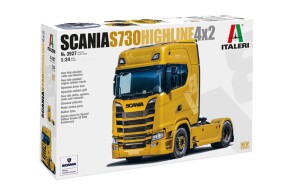 Збірна модель 1/24 вантажний автомобіль / тягач Scania S730 Highline 4x2 Italeri 3927