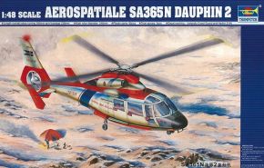 обзорное фото Helicopter - SA365N  Dauphin 2 Вертолеты 1/48