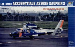 обзорное фото Helicopter- (JPN)As365n  Dauphin 2 Вертолеты 1/48