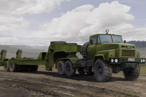 Russian KrAZ-260B Tractor with MAZ/ChMZAP-5247G se