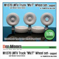 обзорное фото M1078 LMTV Truck "MV/T" Sagged Wheel set  Смоляные колёса