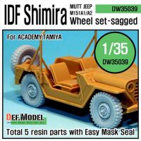 IDF M151 Shimira sagged wheel set 