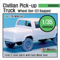 Civilan Pick up Truck Sagged Wheel set(2) 