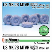 обзорное фото US MK.23 MTVR Sagged Wheel set  Смоляные колёса