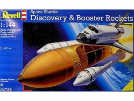 Space Shuttle Discovery & Booster Rockets
