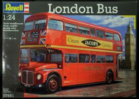 обзорное фото Двоповерховий англійський автобус / London Bus Автомобілі 1/24