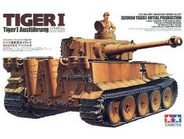 Scale model 1/35 TIGER I tank Tamiya 5227