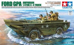 Scale model 1/35 Armored amphibious vehicle FORD GPA Tamiya 35336
