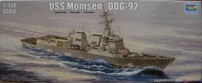 Сборная модель 1/350 Военный корабль США «Momsen DDG-92» Трумпетер 04527