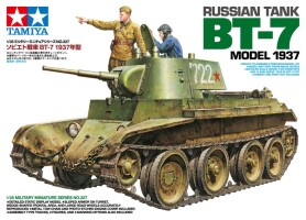 Сборная модель 1/35 Советский танк БТ-7 модель 1937 г. Тамия 35327