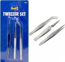 Set of 3 Tweezers / Набор пинцетов 3шт