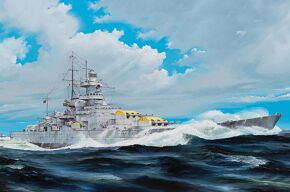 обзорное фото German Gneisenau Battleship Флот 1/200