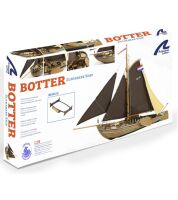 Деревянная модель голландской рыбацкой лодки Botter