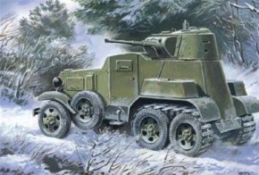обзорное фото Armored Vehicle BA–10 (railway version) Автомобили 1/72
