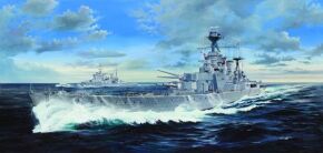 обзорное фото HMS Hood Battle Cruiser Флот 1/200