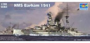 обзорное фото HMS Barham 1941 Флот 1/700