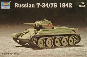 Збірна модель 1/72 радянський танк Т-34/76 мод.1942 Trumpeter 07206