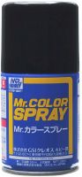 обзорное фото Mr. Color Spray (100 ml) Flat Black - Фарба-спрей / Матовий чорний Фарба / ґрунт в аерозолі