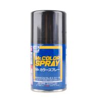 Аэрозольная краска Metal Black / Металический черный Mr. Color Spray (100 ml) S78