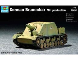 Збірна модель 1/72 німецька САУ Brummbar (Mid production) Trumpeter 07211