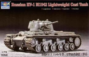Збірна модель 1/72 радянський танк KV-1 M1942 Trumpeter 07233