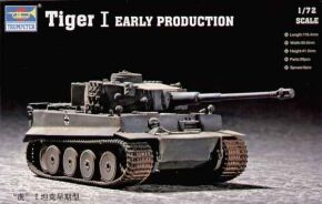 Збірна модель 1/72 німецький танк Tiger 1 (Early) Trumpeter 07242