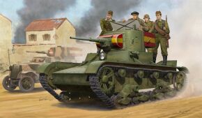 Buildable model Soviet T-26 Light Infantry Tank Mod.1935