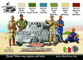 ITALIAN WWII  UNIFORMS COLOURS