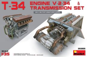 Двигатель V-2-34 с трансмиссией