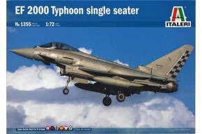 Збірна модель 1/72 Літак EF 2000 Typhoon (one seater) Italeri 1355