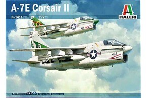 Збірна модель 1/72 Літак A-7E Corsair II Italeri 1411