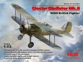 Gloster Gladiator Mk.II, WWII British Fighter