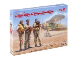 обзорное фото British Pilots in Tropical Uniform (1939-1943) (3 figures)  Фігури 1/32