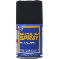 Аэрозольная краска Semi Gloss Black / Полуглянцевый Черный Mr.Color Spray (100 ml) S92