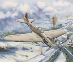 Buildable model  IL-2 Ground attack aircraft