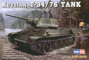 обзорное фото Радянський танк T-34/76 (1943 No.112) Бронетехніка 1/48