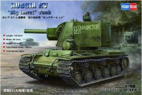 обзорное фото Russian KV  "Big Turret"  Tank Бронетехніка 1/48