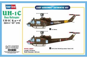 обзорное фото UH-1C Huey Helicopter Гелікоптери 1/48
