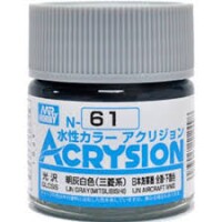 Акриловая краска на водной основе Acrysion IJN Gray (Mitsubishi) / Серый Mr.Hobby N61