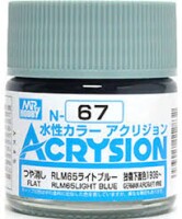 Акриловая краска на водной основе Acrysion RLM65 Light Blue / Светло-Голубой Mr.Hobby N67