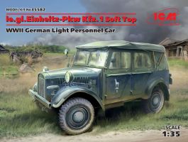 le.gl.Einheitz-Pkw Kfz.1 Soft Top, WWII German Light Personnel Car
