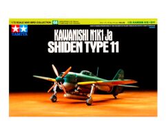 Scale model 1/72 Airplane KAWANISHI SHIDEN TYPE 11 Tamiya 60768