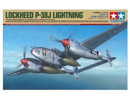 Сборная модель 1/48 самолет Lockheed P-38J Lightning Тамия 61123