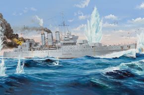 обзорное фото HMS Cornwall Флот 1/350